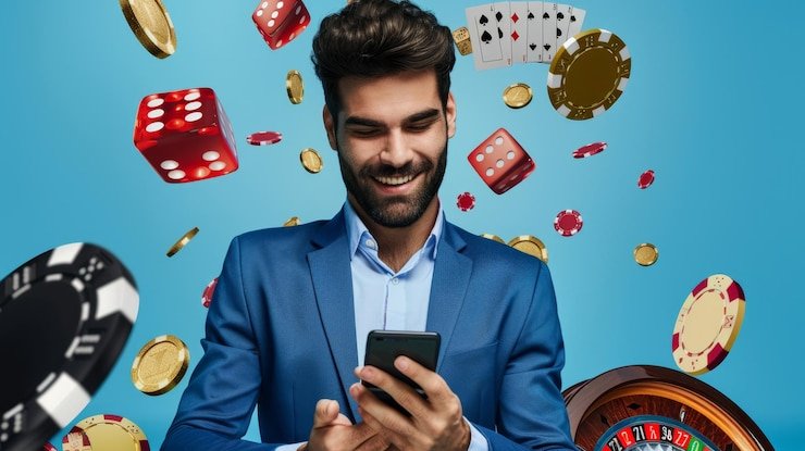 Pengguna mengakses fitur batas taruhan di aplikasi mobile pompa303